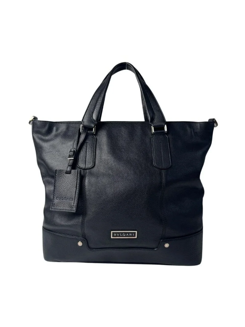 Bvlgari Urban Tote Business Leather Black
